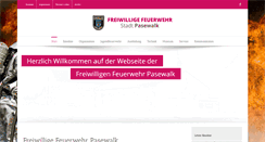 Desktop Screenshot of feuerwehr-pasewalk.de